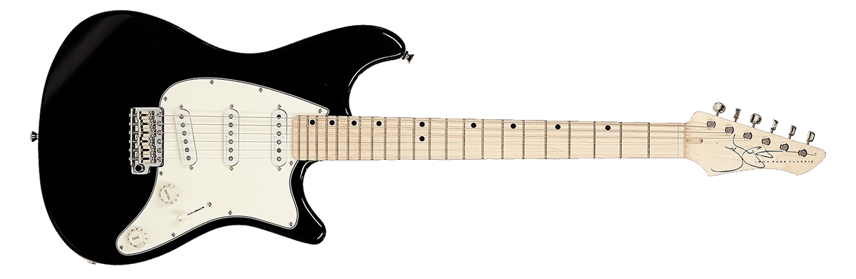 John Page Classic The Ashburn (Metallic Black) Fingerboard Maple