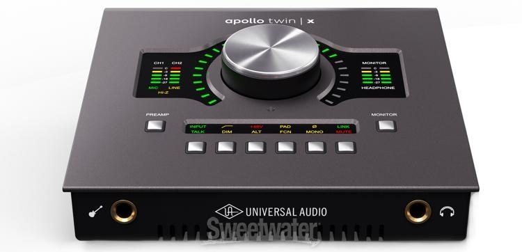 Universal Audio Apollo Twin X DUO 10x6 Thunderbolt Audio Interface with UAD DSP