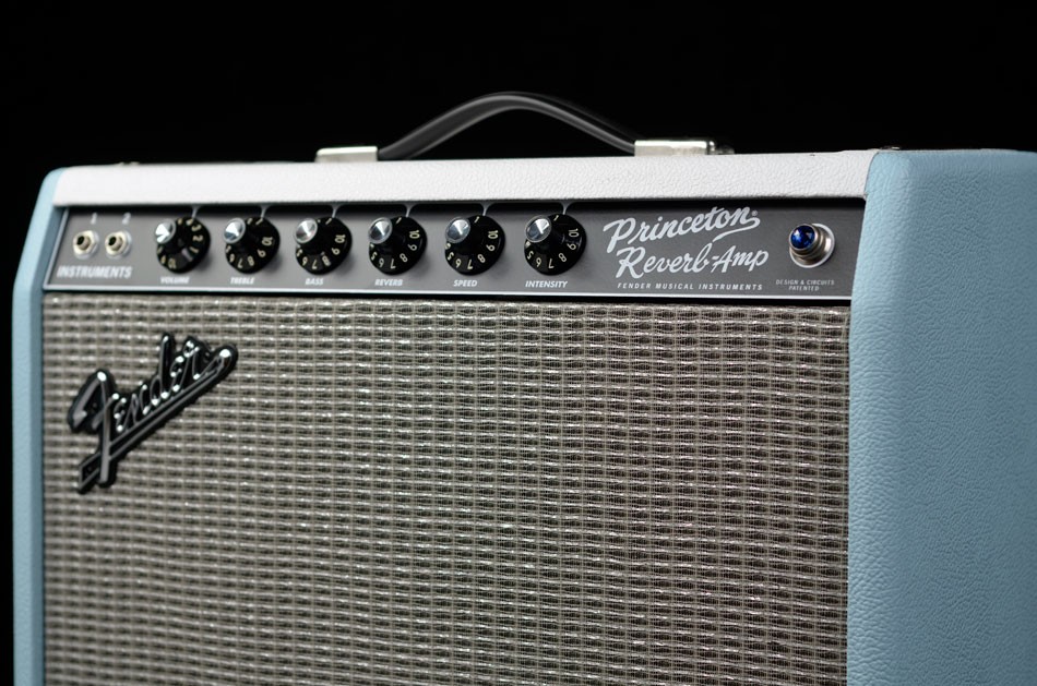 Fender 65 Princeton Reverb Two Tone Blue/White