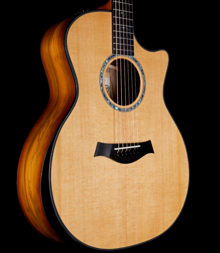 Taylor Custom GA Grand Auditorium Venetian Cutaway Natural Blonde