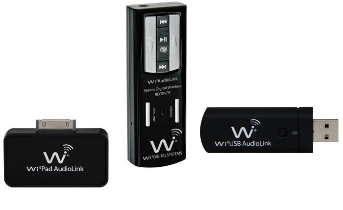 Wi Digital AudioLink Ui Stereo Digital Wireless System For iPod, iPad, iPhone, MAC, PC, TabletPC & Skype