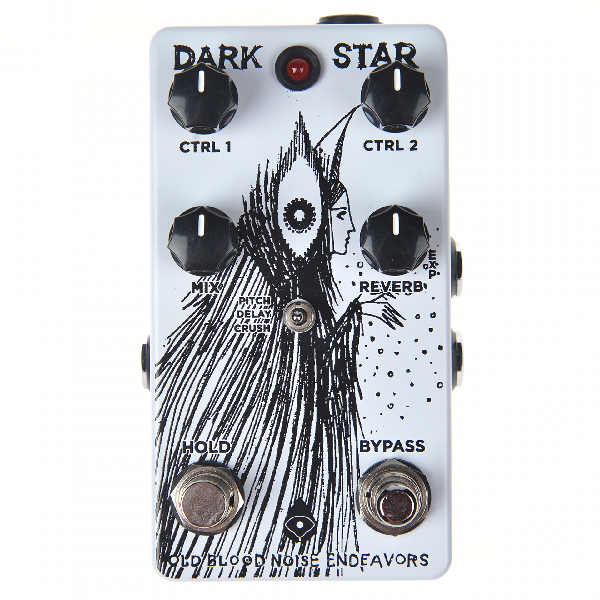 Old Blood Noise Dark Star Pad Reverb CME Exclusive White and Black w/ Free Mug (LTD of 20)