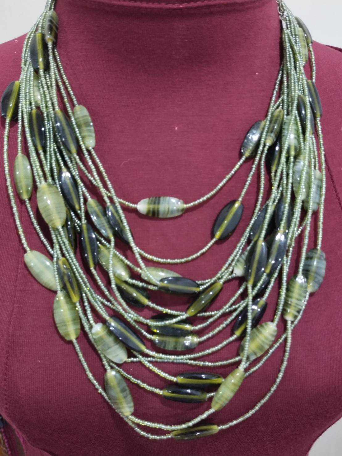 สร้อยคองานถักเปีย โชคเกอร์ แฟชั่น