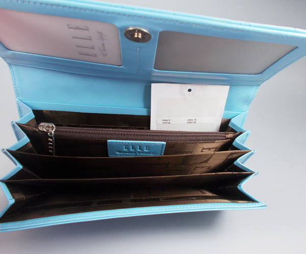 กระเป๋าสตางค์ ELLE ฟ้า ใหม่ แท้