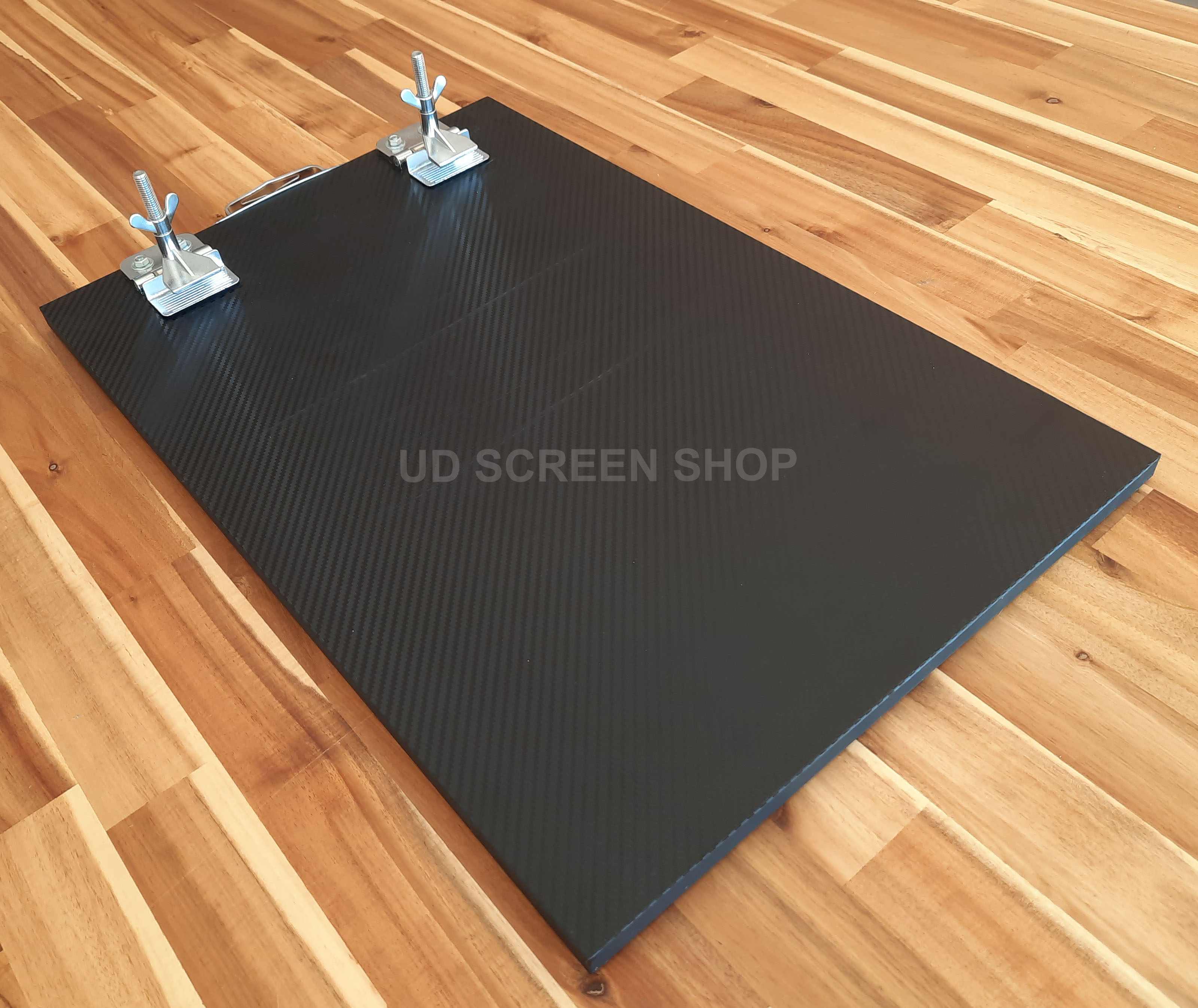 แป้นสกรีน รุ่นแคล้มจับบล็อกสกรีน - เคฟล่า