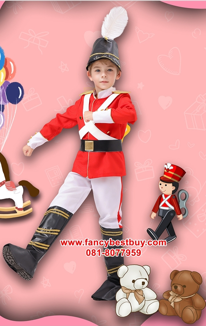 Nut Cracker, Toy Soldier , ชุดตุ๊กตาทหารแคร็กเกอร์ถั่ว, ชุดทหารอังกฤษ ขนาด 120, 130, 140