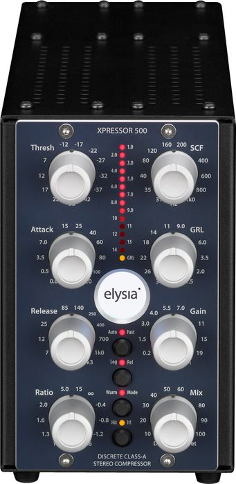 Elysia xpressor 500 Stereo compressor available in API 500 series format