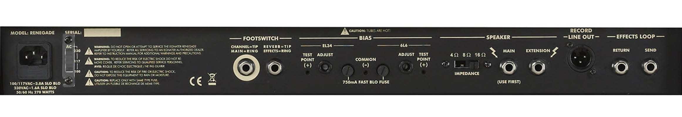 Egnater Renegade 212 65W 2x12 Tube Guitar Combo Amp