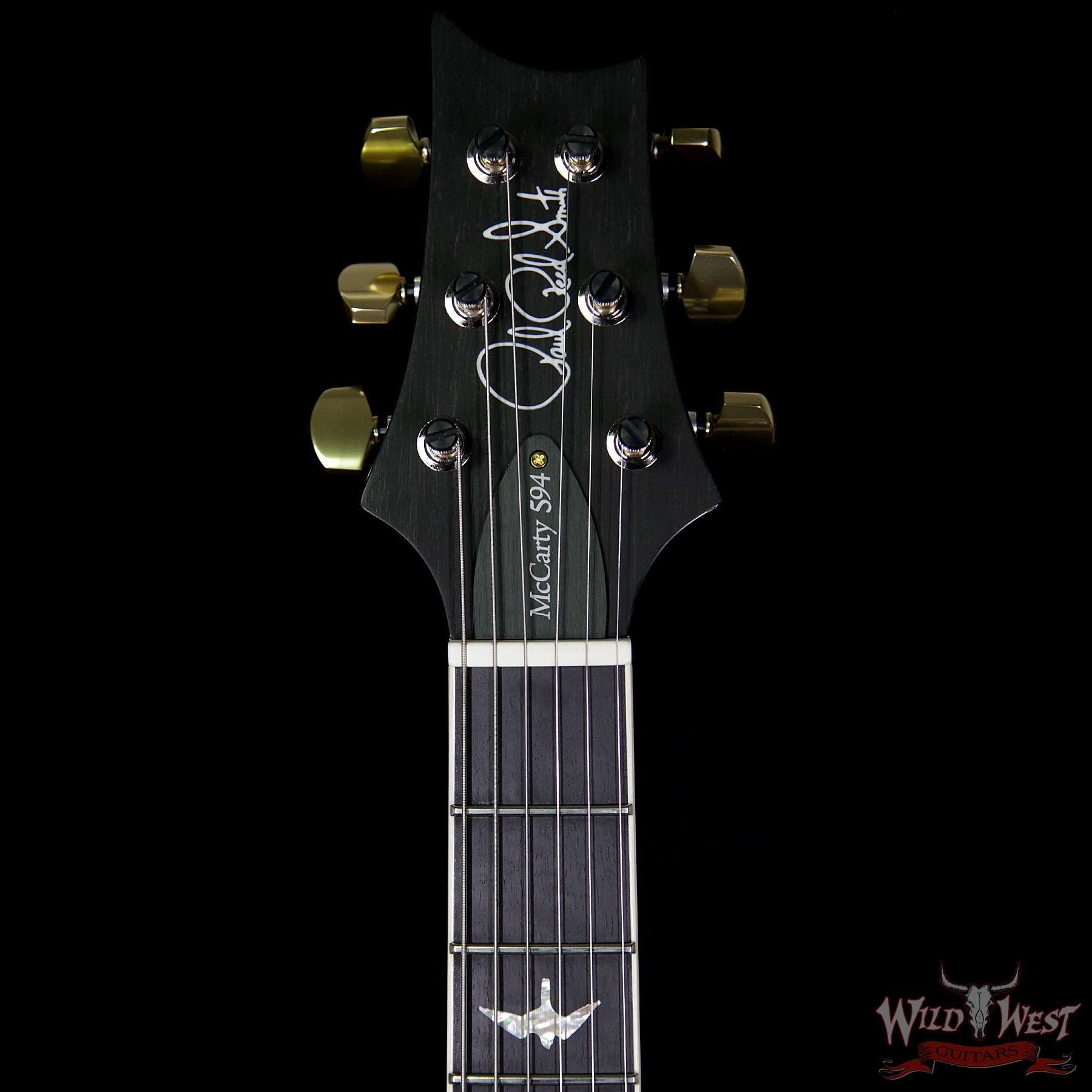 PRS Wood Library Artist Package McCarty Singlecut SC 594 Quilt Top Ebony Fretboard - Yellow Tiger