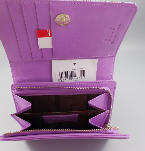 กระเป๋าสตางค์ ELLE ม่วง ใหม่ แท้