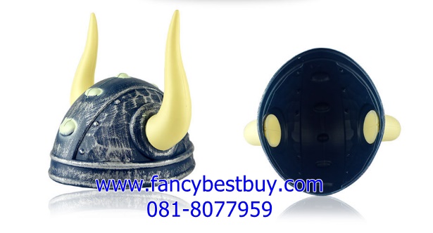 หมวกไวกิ้ง Viking Hat สำหรับ ชุดประจำชาตินอร์เวย์ ขนาดกว้าง 18 ซม สูง 21 ซม