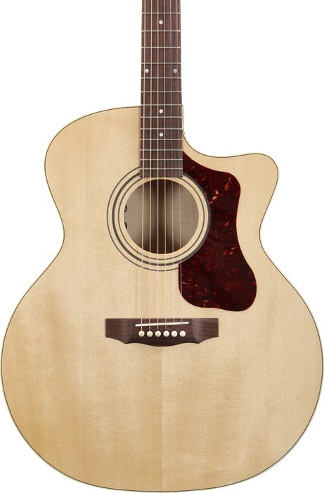 Guild F-50CE Standard Cutaway Acoustic-Electric Guitar Blonde
