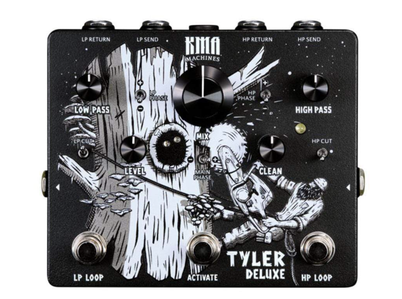 KMA Tyler Deluxe Two Channel Signal Splitter Pedal w/Clean Blend and Phase Inversion