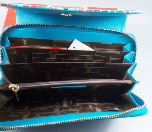 กระเป๋าสตางค์ ELLE ฟ้า ใหม่ แท้