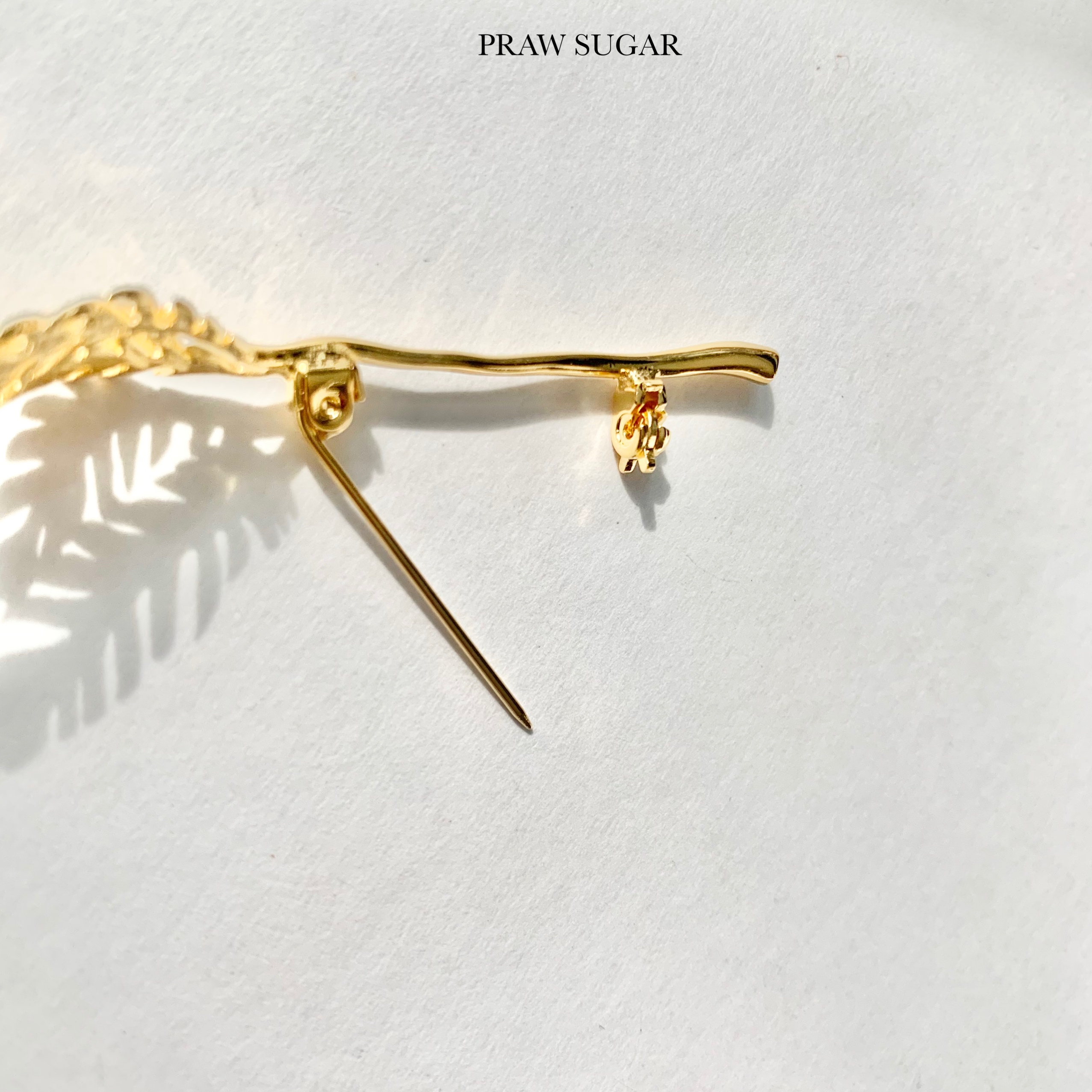 Elegant Duo-Leaf Brooch - เข็มกลัดทรงใบไม้คู่สวยหรู (มี 3 สี)