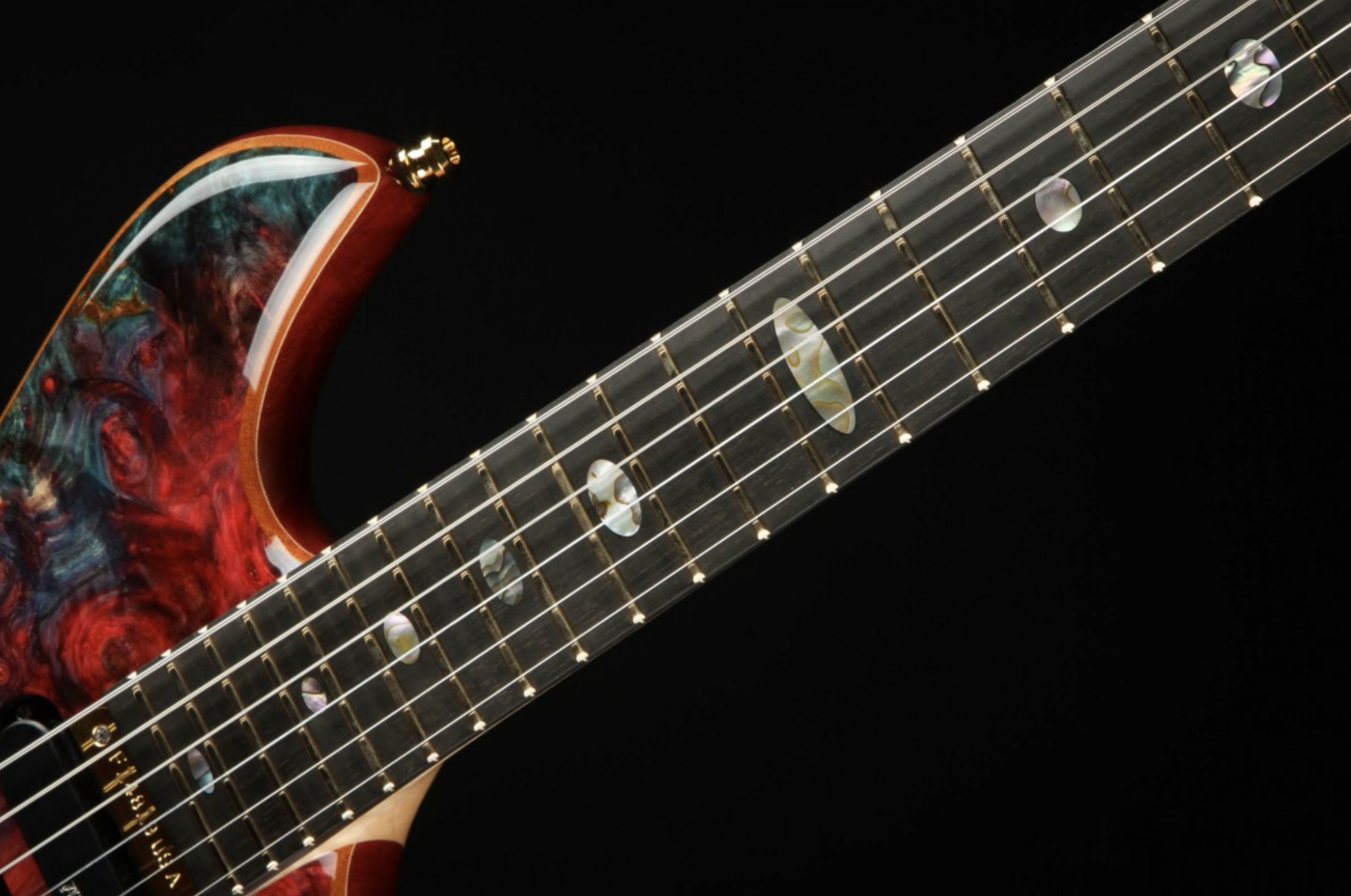 Alembic Further 6 Buckeye Burl - Resin Top