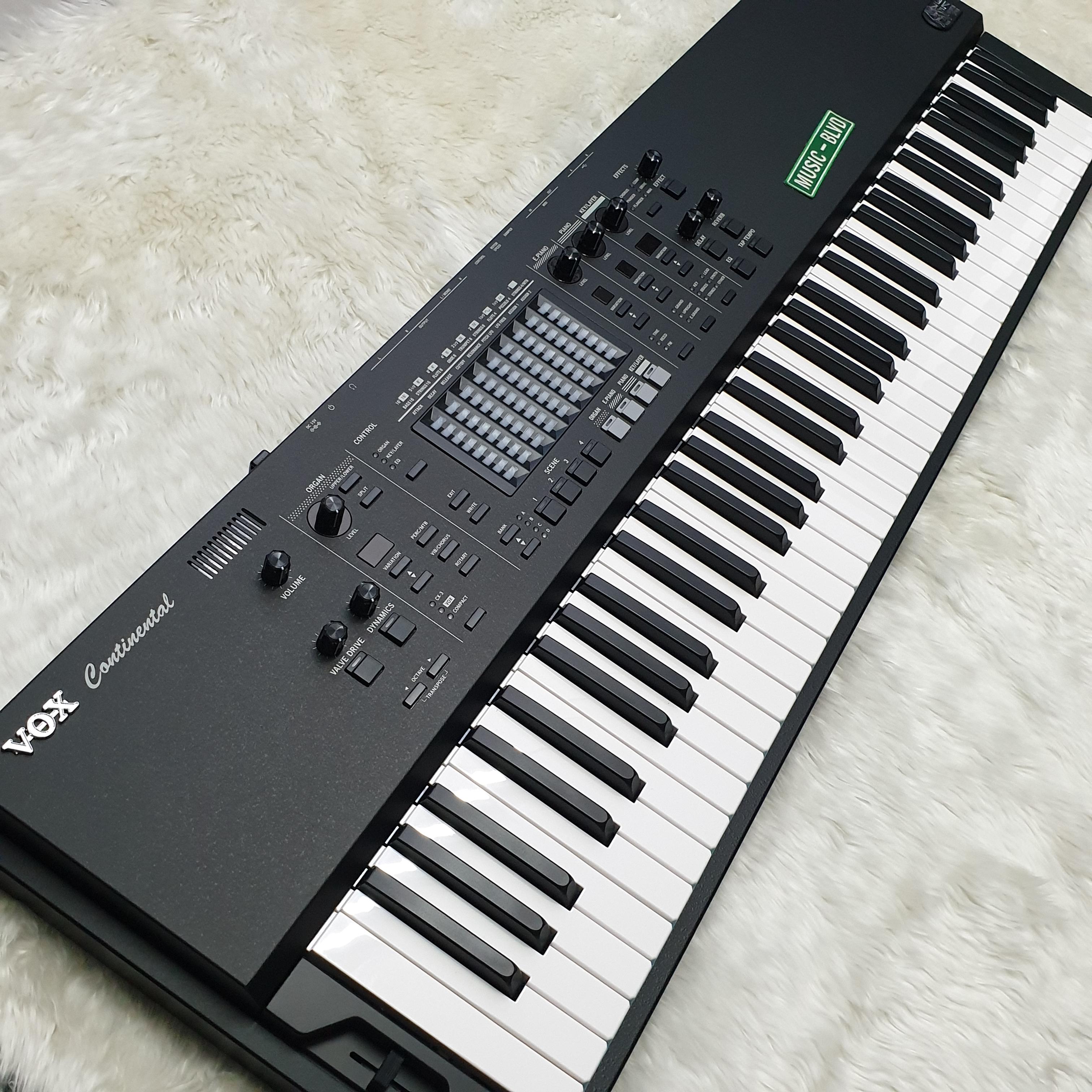 VOX Continental 73 BK Live Performance Instrument (73 Keys, Black)
