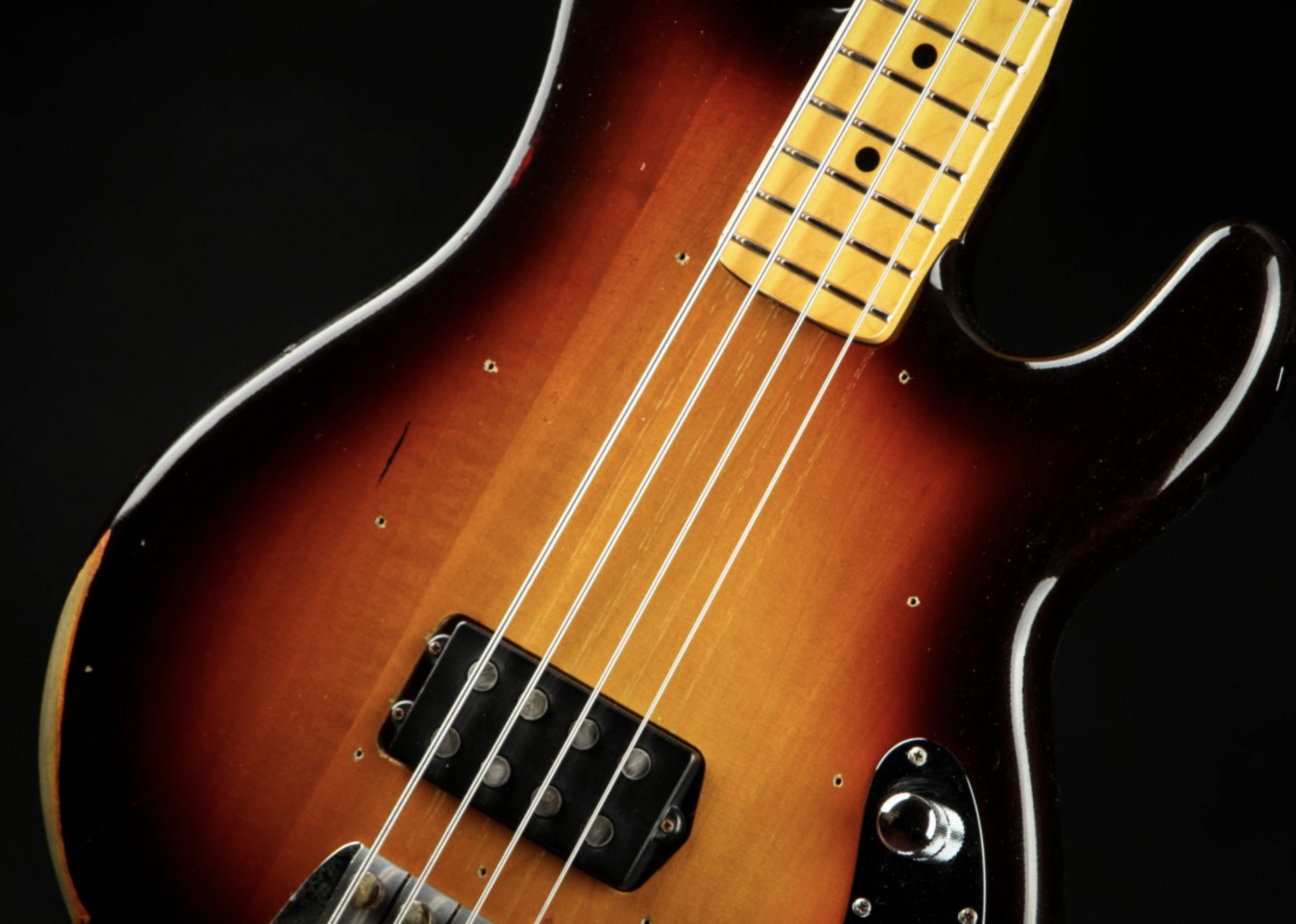 Ernie Ball Music Man Limited Edition Cliff Williams Stingray Bass - Vintage Relic Sunburst