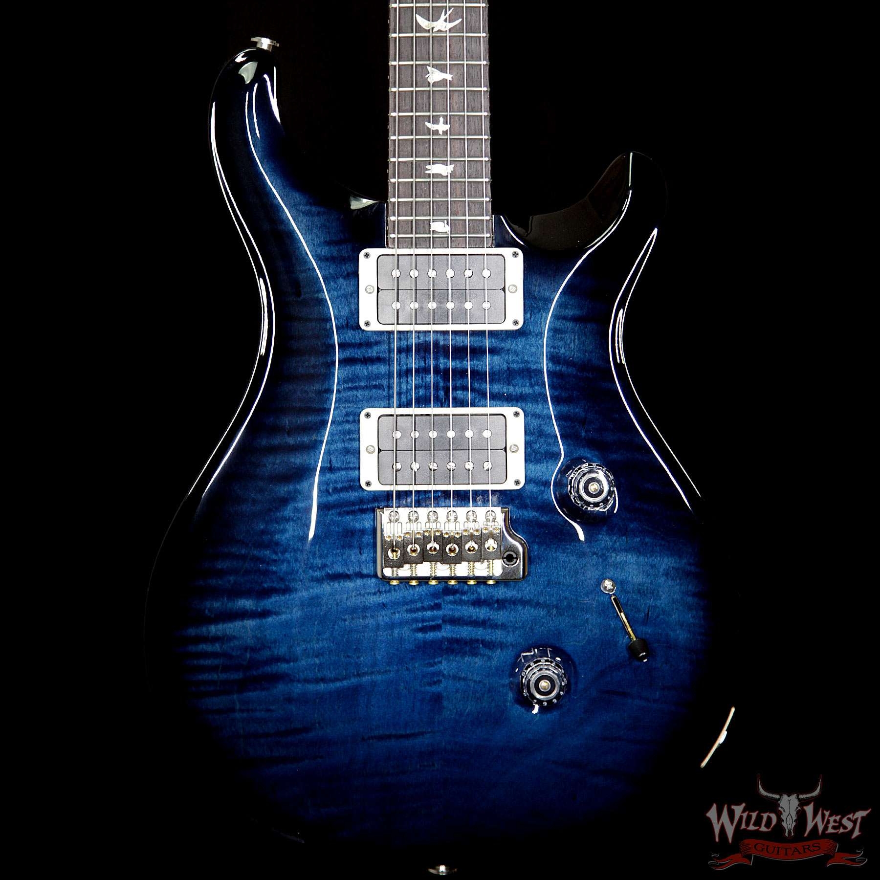 PRS Custom 24 East Indian Rosewood Fretboard - Whale Blue Smoke Burst