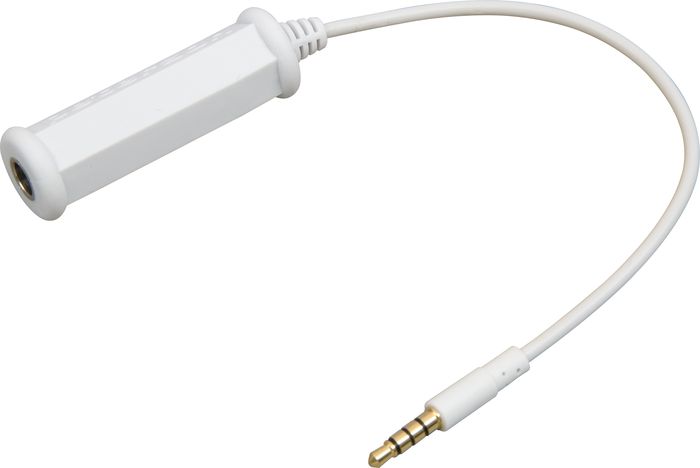 Peterson 3.5mm - 1/4in iPhone/iTouch Adapter Cable White
