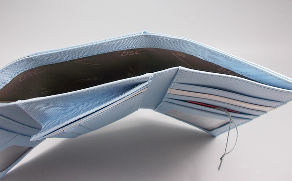 กระเป๋าสตางค์ bsc ฟ้า ใหม่ แท้