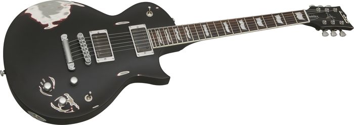 ESP James Hetfield Truckster Electric Guitar Distressed Satin Black