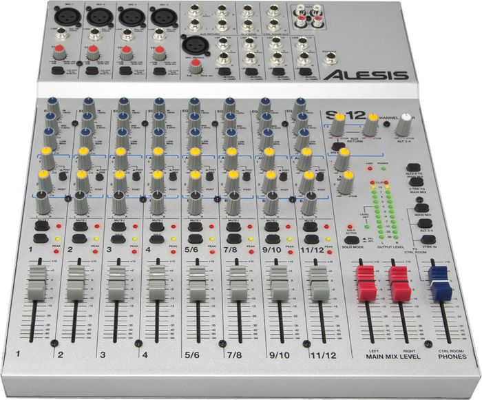 Alesis S-12 12-Channel Compact Mixer