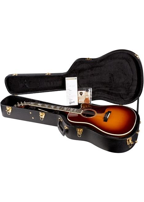 Gibson 2016 Songwriter Progressive Square Shoulder Cutaway Dreadnought Acoustic-Electric Guitar - Autumn Burst