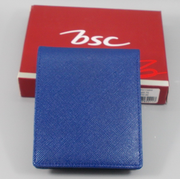 กระเป่าสตางค์ bsc น้ำเงิน ใหม่ แท้