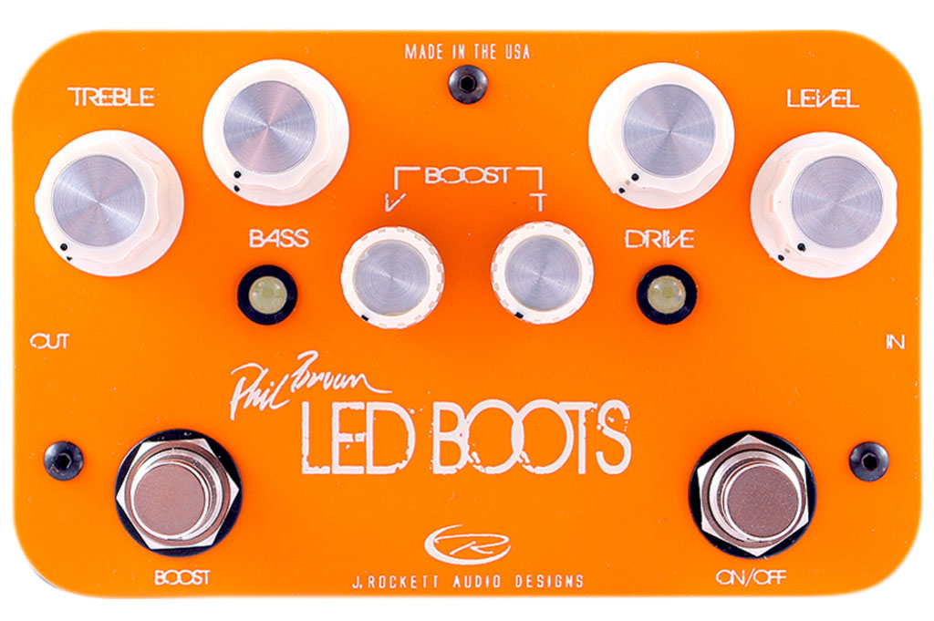 Rockett Pedals Phil Brown Led Boots Signature OD/Boost Guitar Effects Pedal