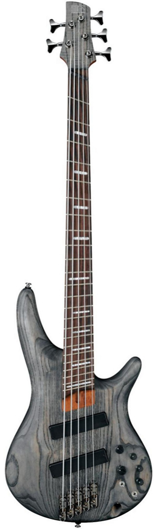 Ibanez SRFF805 Multi-Scale 5-String Electric Bass Guitar - Satin Black