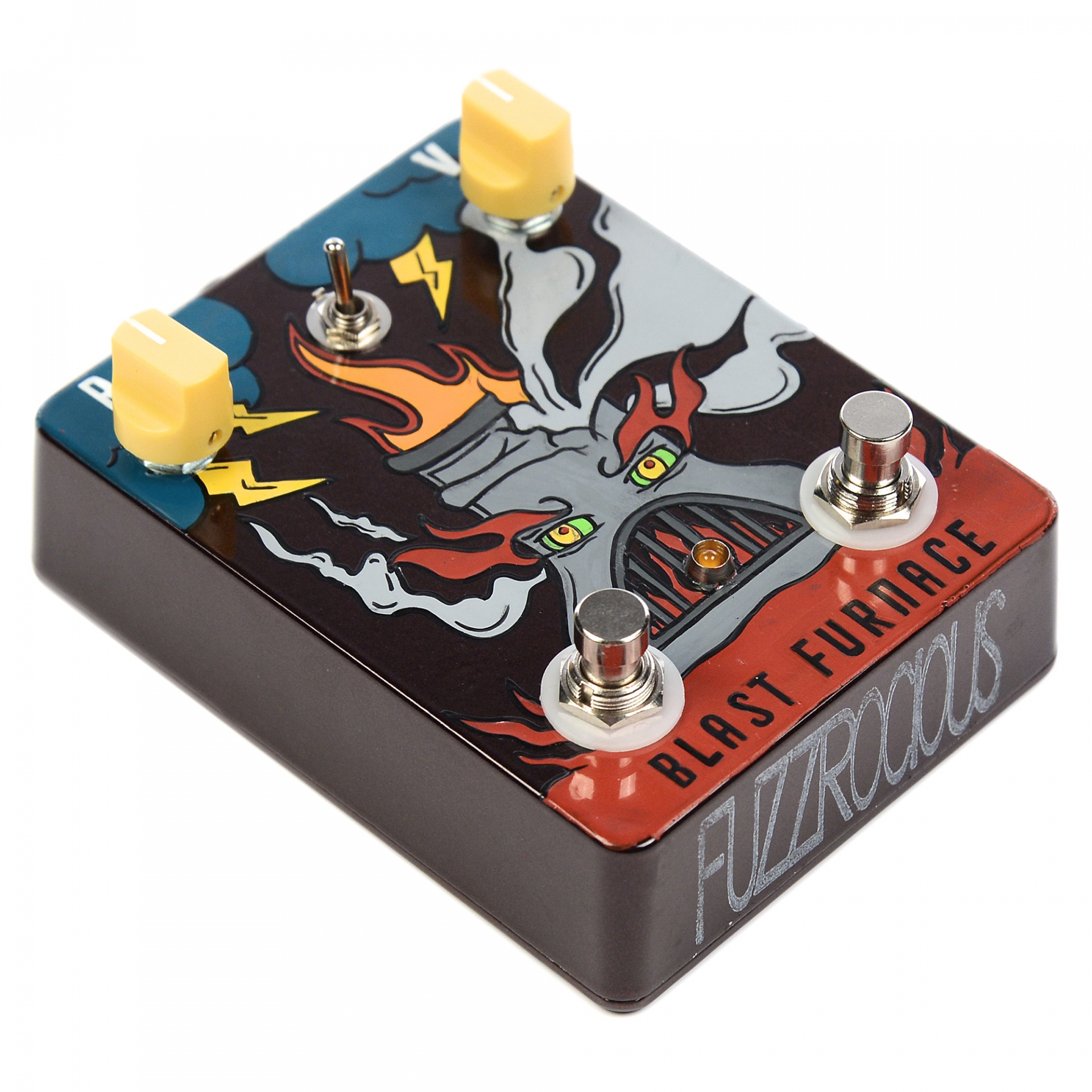 Fuzzrocious Blast Furnace Gated Fuzz Hand Painted (Limited Edition of 5)