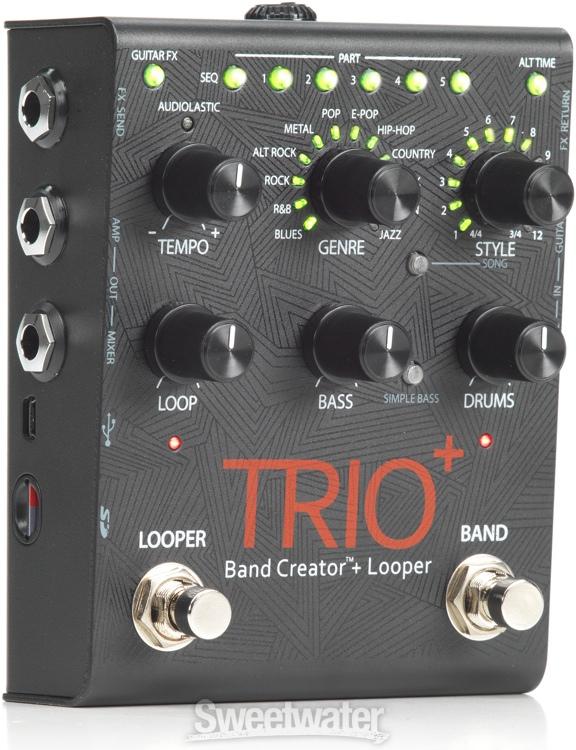 DigiTech Trio+ Band Creator Plus Looper Guitar Effects Pedal