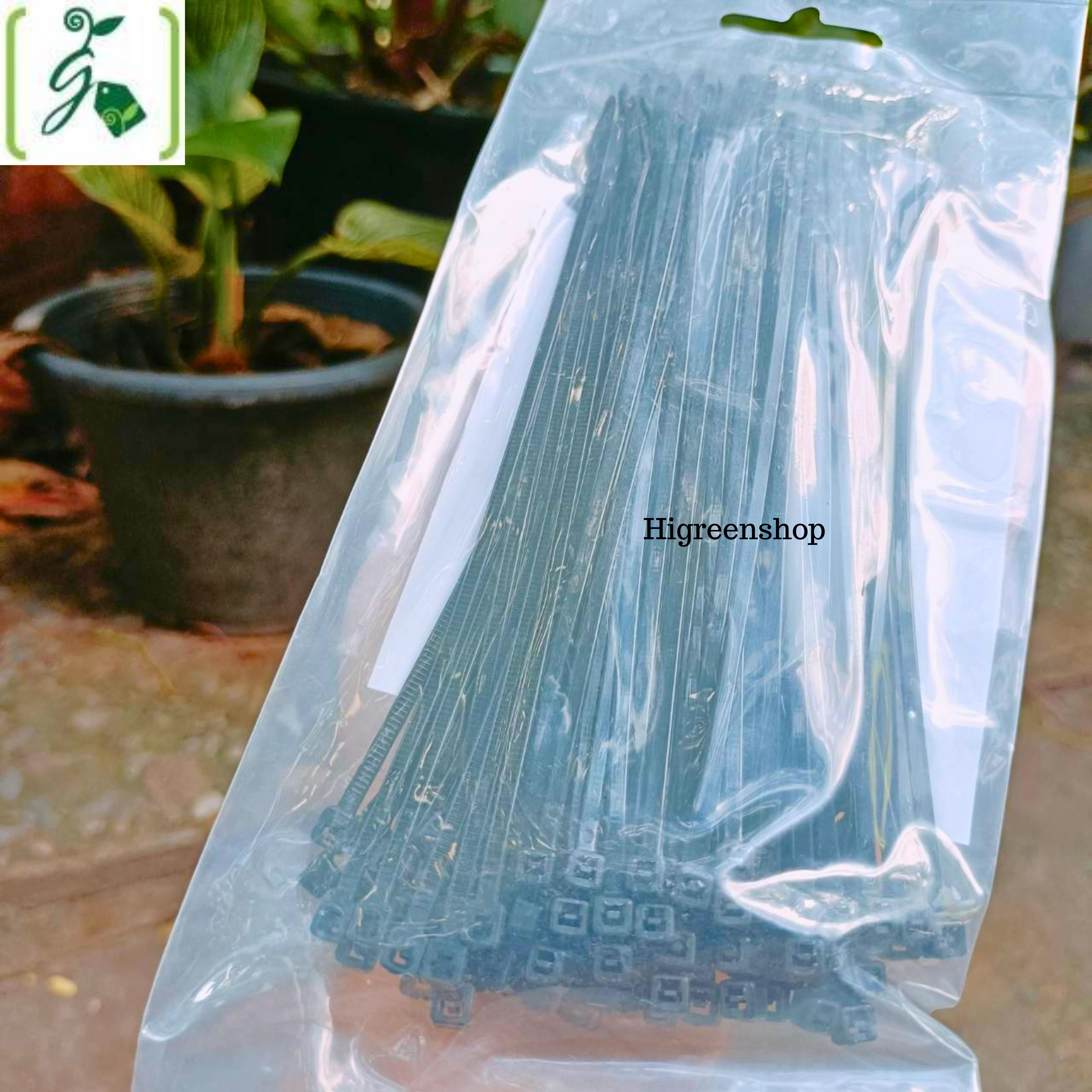 เคเบิ้ลไทร์สีดำ AMPTIE (Cable Ties ) ขนาด 2.5x150/100ชิ้น / ห่อ