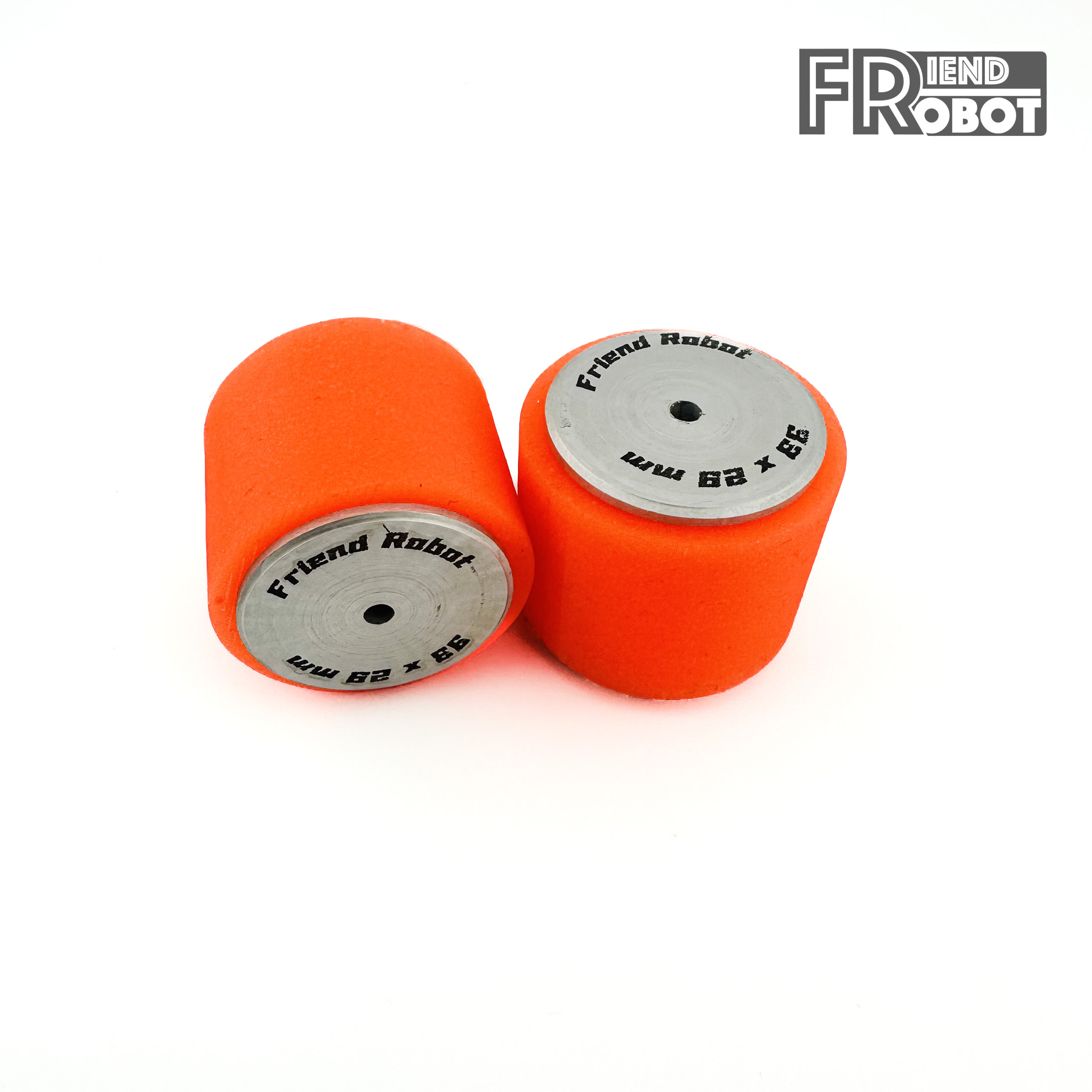 ล้อยางอะลูมิเนียม Friend Robot ขนาด 33 x 29mm เฉพาะยาง