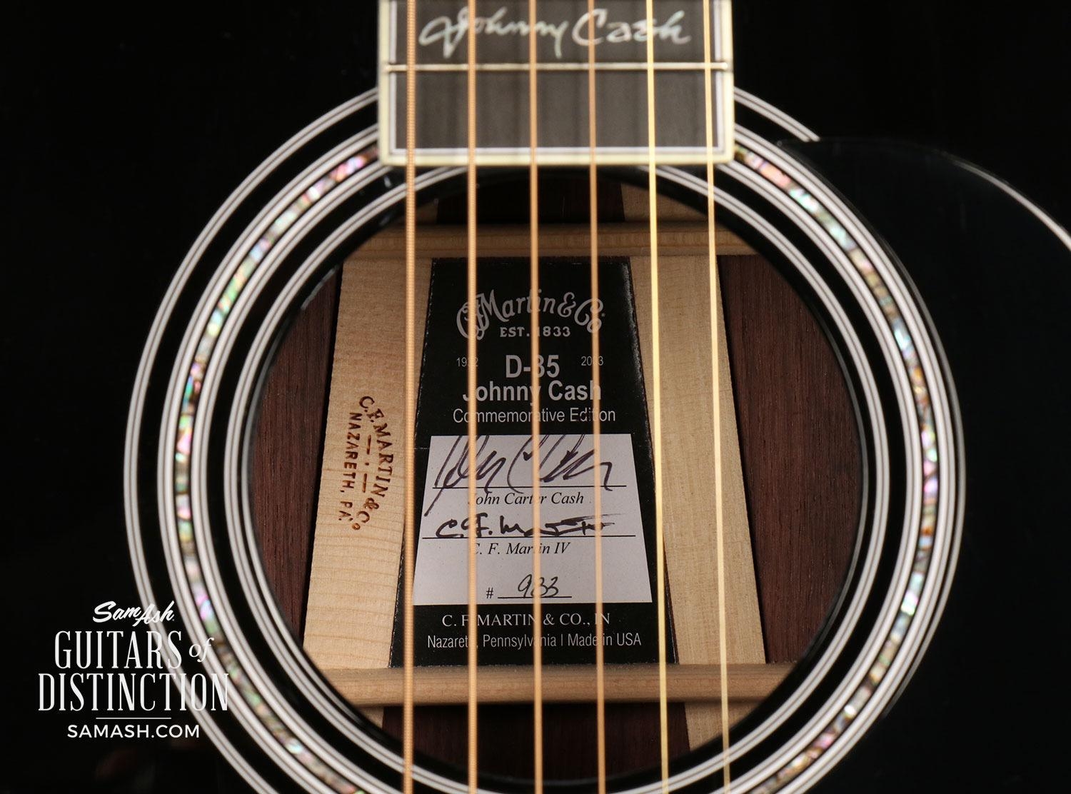 Martin D-35 Johnny Cash Dreadnought Acoustic Guitar No.2045469