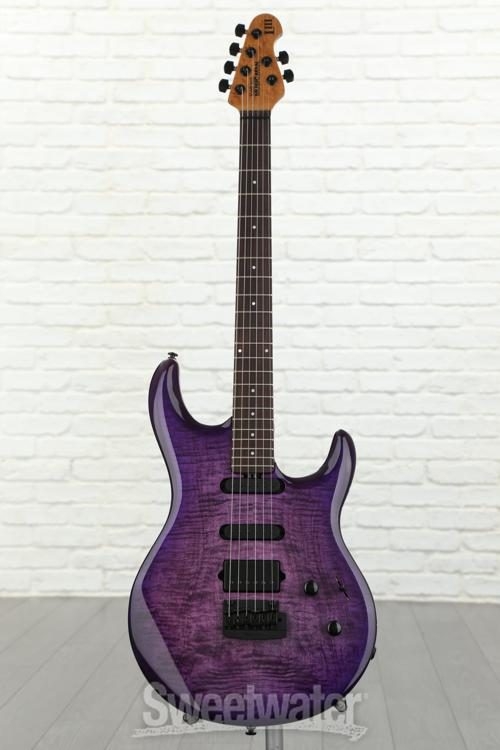 Ernie Ball Music Man Luke III BFR, HSS - Boysenberry Flame