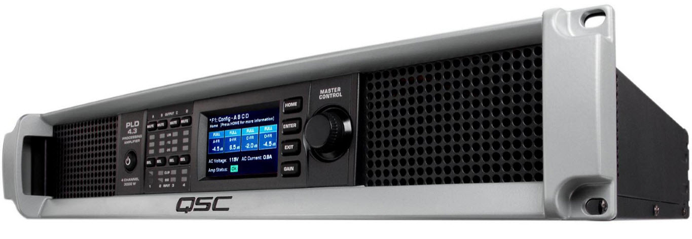 QSC PLD4.3 Multi-Channel System Processing Amplifier