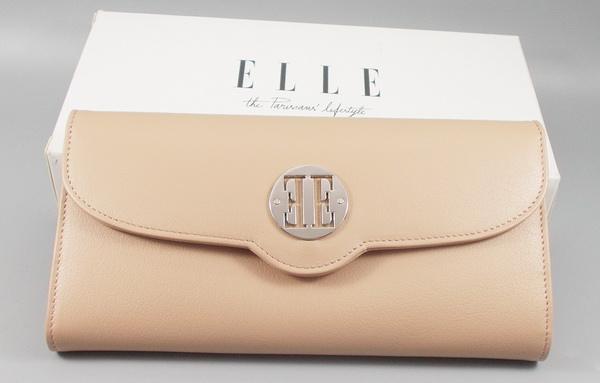 กระเป๋าสตางค์ ELLE เบจ ใหม่ แท้