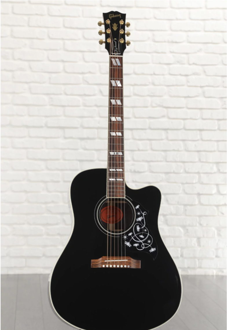 Gibson Acoustic Jerry Cantrell "Fire Devil" Songwriter Limited-edition Acoustic-electric Guitar - Ebony