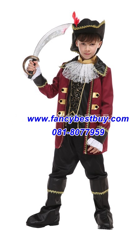ชุดแฟนซีเด็กเจ้าชายโจรสลัด Pirate Prince มีขนาด M