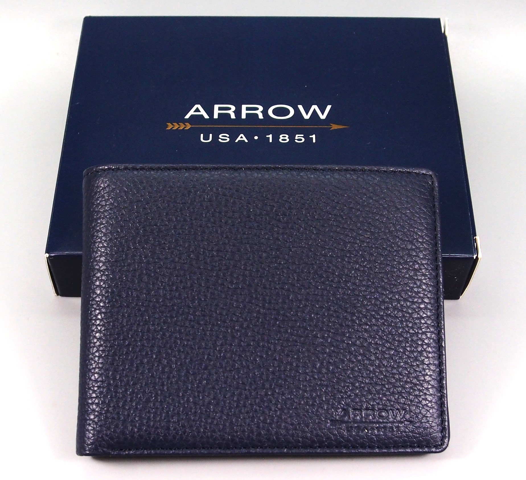 มินิกระเป๋าสตางค์ ARROW USA-1851 กรม ใหม่ แท้