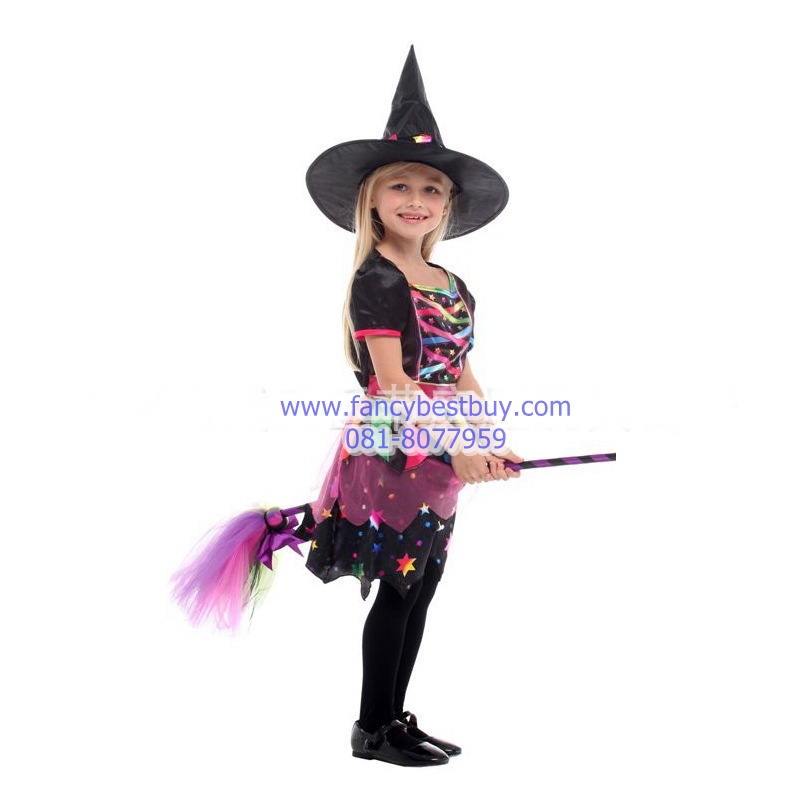 ชุดแฟนซีฮาโลวีน ชุดแม่มดน้อยสำหรับงานแฟนซี วันฮาโลวีน Little Witch ขนาด XL