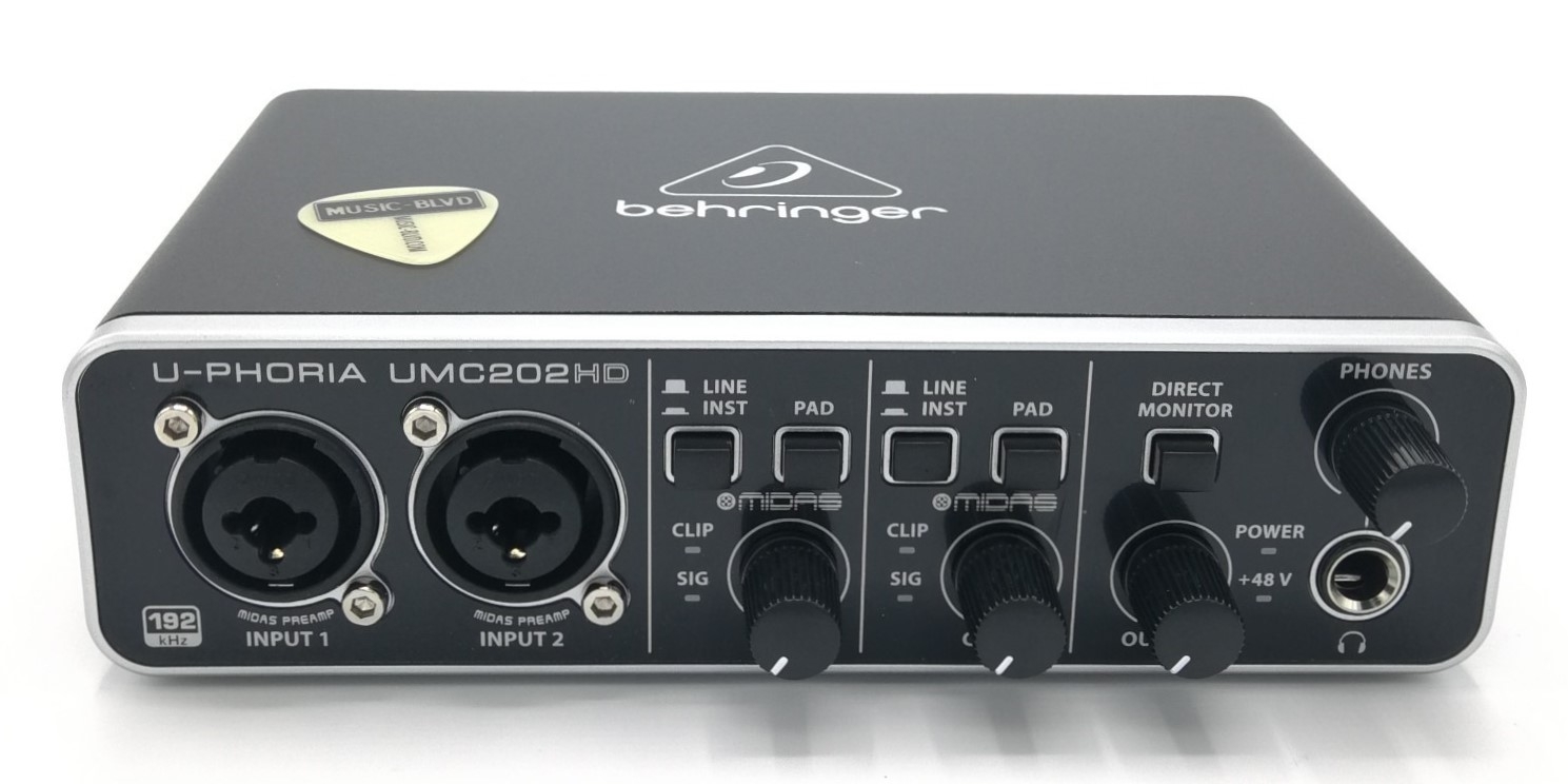 Behringer U-Phoria UMC202HD USB Audio Interface