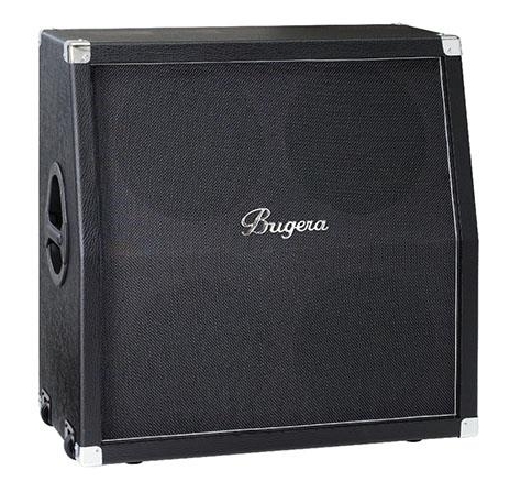 Behringer Bugera 412H-BK Classic 4x 12 200W Half-Stack Guitar Cabinet with Original Bugera Speakers, Black