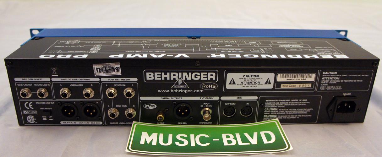 Behringer V-Amp Pro Guitar Multi Effects Processor
