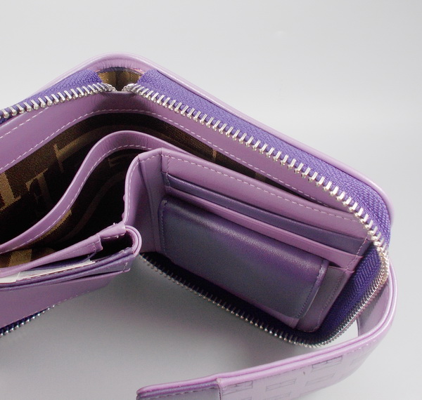 กระเป่าสตางค์ ELLE ม่วงมะปรางเมทาลิก ใหม่ แท้