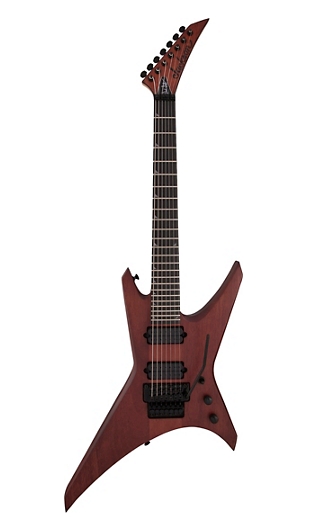 Jackson Pro Series Signature Dave Davidson Warrior WR7 MAH Electric Guitar Walnut Stain