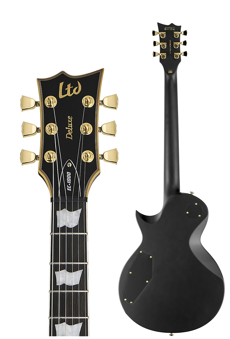 ESP LTD EC-1000 Duncan Electric Guitar Black Satin