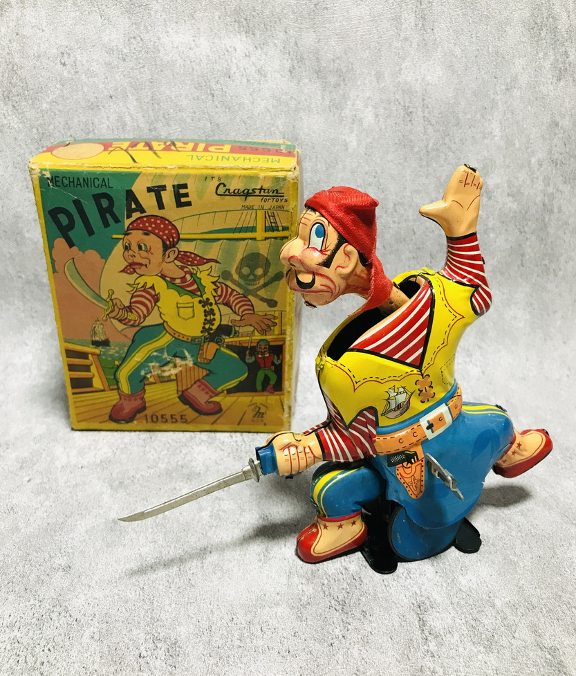 50s Mikuni Pirate Vintage Tin Toy